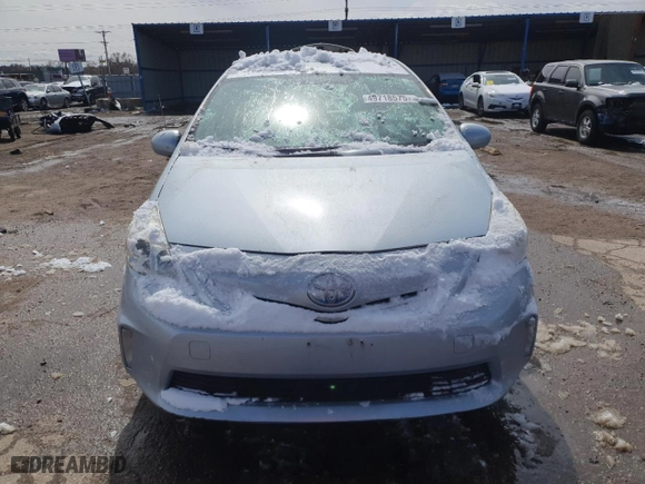 2012 Toyota Prius v Two with VIN JTDZN3EU8C3176853, listed as a Copart auction lot 49718575 with 118,381 mi miles and Salvage Title. Bid and sale history available at carsss.com. Image 5.