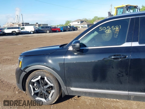 2024 Kia Telluride EX X-Line with VIN 5XYP3DGCXRG505581, listed as a IAAI auction lot 42139087 with 15,454 mi miles and . Bid and sale history available at DreamBid. Image 15.