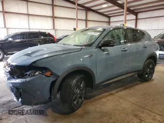 2024 Dodge Hornet GT with VIN ZACNDFANXR3A37692, listed as a Copart auction lot 63477544 with 593 mi miles and Salvage Title. Bid and sale history available at carsss.com. Image 1.