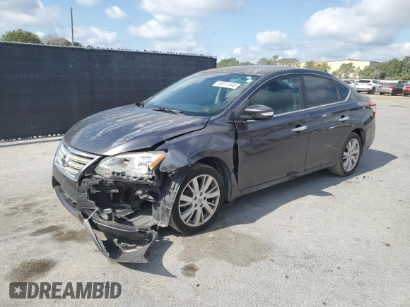 2014 Nissan Sentra SV with VIN 3N1AB7AP5EY286480, listed as a Copart auction lot 55511445 with 124,941 mi miles and Salvage Title. Bid and sale history available at DreamBid. Image 1.
