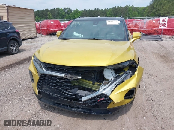 2022 Chevrolet Blazer RS z VIN 3GNKBERS9NS130659, wystawiony jako IAAI lot #39295225 z przebiegiem 48 605 mil mil oraz . Historia ofert i sprzedaży dostępna na DreamBid. Obrazek 6.