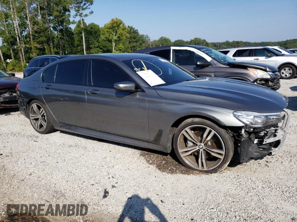 2019 BMW 7 Series 740i xDrive with VIN WBA7E4C50KGV70540, listed as a Copart auction lot 66922083 with 47,529 mi miles. Bid and sale history available at carsss.com. Image 4.