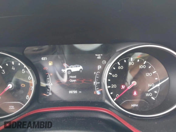 2019 Jeep Compass Trailhawk z VIN 3C4NJDDB5KT618149, wystawiony jako IAAI lot #41959320 z przebiegiem 99 795 mil mil oraz . Historia ofert i sprzedaży dostępna na DreamBid. Obrazek 7.