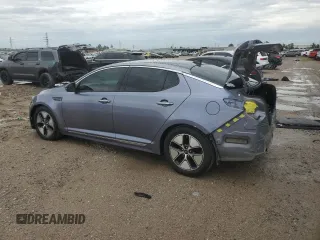 2012 Kia Optima Hybrid with VIN KNAGM4AD5C5009471, listed as a Copart auction lot 50542505 with 146,624 mi miles and Salvage Title. Bid and sale history available at DreamBid. Image 2.
