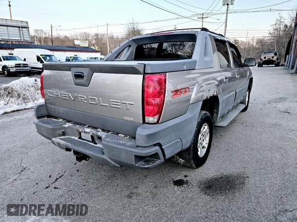 2002 Chevrolet Avalanche with VIN 3GNEK13T626206061, listed as a Copart auction lot 56700975 with 157,907 mi miles and Clean Title. Bid and sale history available at DreamBid. Image 4.