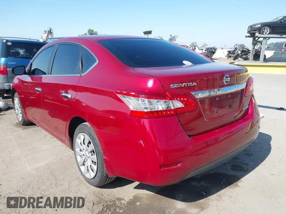 2014 Nissan Sentra SV z VIN 3N1AB7AP9EY255197, wystawiony jako IAAI lot #42353604 z przebiegiem 126 498 mil mil oraz . Historia ofert i sprzedaży dostępna na DreamBid. Obrazek 3.