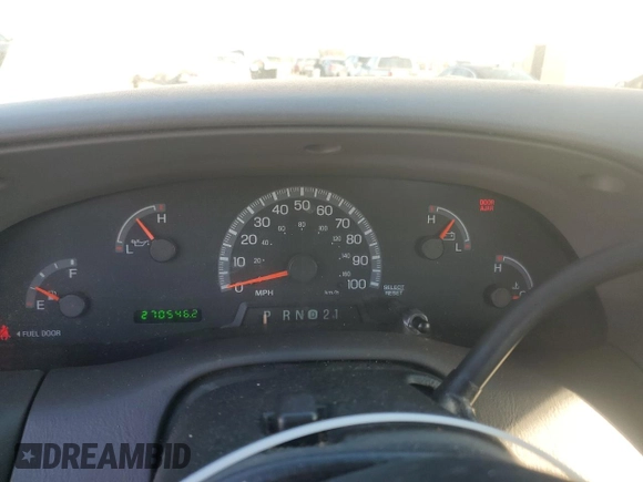 2003 Ford F-150 XL with VIN 1FTRX17273NA33746, listed as a Copart auction lot 45748225 with 270,546 mi miles and Salvage Title. Bid and sale history available at carsss.com. Image 9.