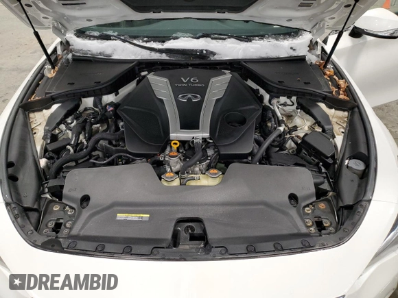 2018 Infiniti Q60 3.0t LUXE with VIN JN1EV7EL4JM391864, listed as a Copart auction lot 43698195 with 39,909 mi miles and Clean Title. Bid and sale history available at carsss.com. Image 11.