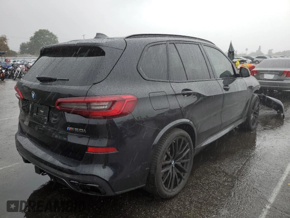 2020 BMW X5 M50i with VIN 5UXJU4C04L9B00583, listed as a Copart auction lot 66926592 with 25,529 mi miles. Bid and sale history available at carsss.com. Image 4.