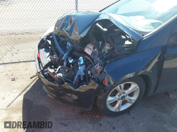2014 Ford Focus SE with VIN 1FADP3F22EL207587, listed as a IAAI auction lot 41818555 with 119,811 mi miles. Bid and sale history available at carsss.com. Image 6.