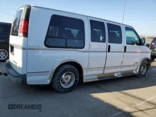 1999 Chevrolet Express with VIN 1GBFG15R6X1094977, listed as a Copart auction lot 48469965 with Not Provided miles and Salvage Title. Bid and sale history available at carsss.com. Image 3.