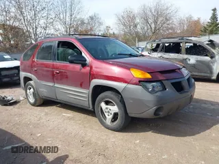 2001 Pontiac Aztek GT z VIN 3G7DA03E51S531919, wystawiony jako IAAI lot #41858636 z przebiegiem 142 539 mil mil oraz . Historia ofert i sprzedaży dostępna na DreamBid. Obrazek 1.
