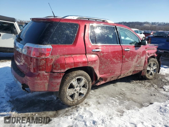 2013 GMC Terrain Denali with VIN 2GKALYEK4D6134919, listed as a Copart auction lot 87313994 with Not Provided miles and Salvage Title. Bid and sale history available at DreamBid. Image 3.