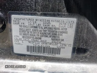 2014 Nissan Note SV with VIN 3N1CE2CP7EL404560, listed as a IAAI auction lot 42482840 with 136,089 mi miles and . Bid and sale history available at DreamBid. Image 9.