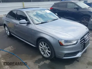 2016 Audi A4 Premium with VIN WAUBFAFLXGN004596, listed as a IAAI auction lot 42125046 with 106,205 mi miles. Bid and sale history available at carsss.com. Image 1.