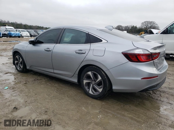 2019 Honda Insight EX with VIN 19XZE4F55KE013968, listed as a Copart auction lot 44591435 with 73,981 mi miles and Salvage Title. Bid and sale history available at carsss.com. Image 2.