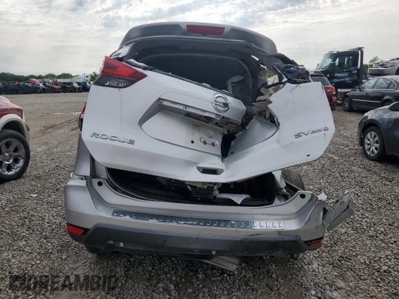 2017 Nissan Rogue SV z VIN KNMAT2MV3HP525943, wystawiony jako Copart lot #67040194 z przebiegiem Nie podano mil oraz Szkoda całkowita • Salvage title. Historia ofert i sprzedaży dostępna na DreamBid. Obrazek 6.