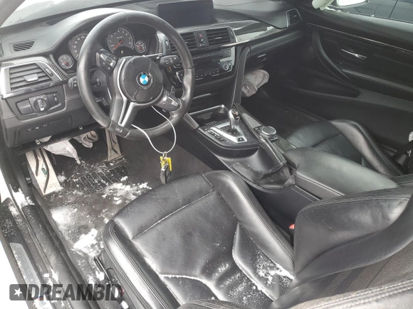2016 BMW M4 with VIN WBS3R9C56GK335608, listed as a Copart auction lot 59653015 with 71,785 mi miles and Non repairable. Bid and sale history available at DreamBid. Image 8.