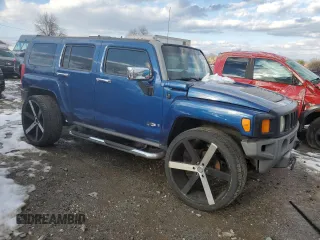 2006 Hummer H3 with VIN 5GTDN136968164939, listed as a Copart auction lot 41459745 with 173,333 mi miles and Salvage Title. Bid and sale history available at DreamBid. Image 4.