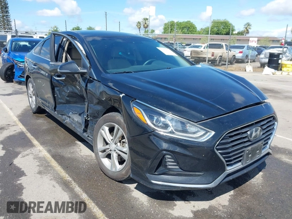 2018 Hyundai Sonata SEL with VIN 5NPE34AFXJH666455, listed as a IAAI auction lot 41939513 with 119,290 mi miles and . Bid and sale history available at carsss.com. Image 1.