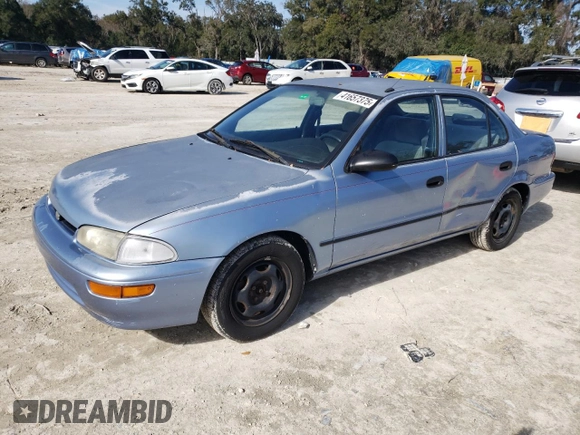 1996 Geo Prizm z VIN 1Y1SK526XTZ020379, wystawiony jako Copart lot #41657375 z przebiegiem 197 763 mil mil oraz Szkody całkowita. Historia ofert i sprzedaży dostępna na DreamBid. Obrazek 1.