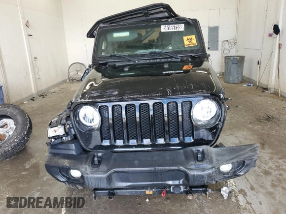 2019 Jeep Wrangler Sport S z VIN 1C4GJXAG5KW583603, wystawiony jako Copart lot #56169755 z przebiegiem 39 304 mil mil oraz Czysty tytuł • Clean title. Historia ofert i sprzedaży dostępna na DreamBid. Obrazek 5.