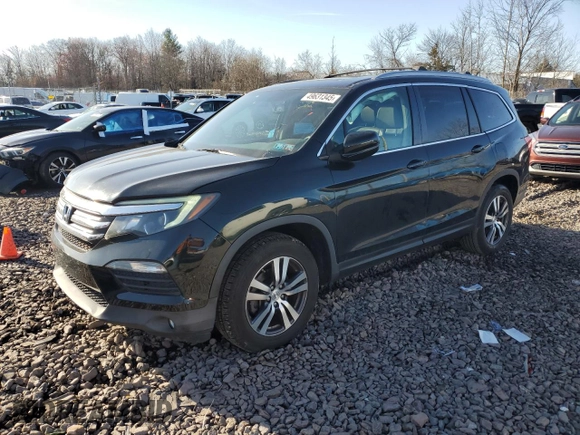 2016 Honda Pilot EX-L with VIN 5FNYF6H52GB062595, listed as a Copart auction lot 49631345 with 67,927 mi miles and Salvage Title. Bid and sale history available at DreamBid. Image 1.