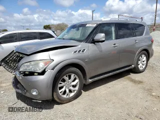 2014 Infiniti QX80 with VIN JN8AZ2NE9E9069321, listed as a Copart auction lot 51479985 with 175,423 mi miles and Salvage Title. Bid and sale history available at carsss.com. Image 1.