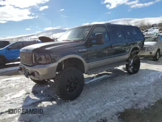 2003 Ford Excursion с VIN 1FMSU45F93EB25440, выставлен на аукционе Copart как лот 69720694 с пробегом 172 345 миль миль и Списание • Salvage title. История ставок и продаж доступна на DreamBid. Изображение 1.