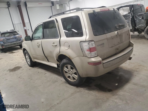 2010 Mercury Mariner with VIN 4M2CN9BG1AKJ04266, listed as a Copart auction lot 43746595 with 0 mi miles and Salvage Title. Bid and sale history available at carsss.com. Image 2.