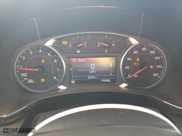2024 Chevrolet Equinox RS with VIN 3GNAXMEG8RS235949, listed as a Copart auction lot 76838814 with 2,170 mi miles and Salvage Title. Bid and sale history available at carsss.com. Image 9.