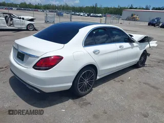 2021 Mercedes-Benz C 300 with VIN W1KWF8DB7MR649515, listed as a IAAI auction lot 42542308 with 22,136 mi miles and . Bid and sale history available at DreamBid. Image 4.