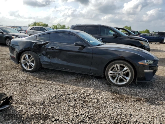 2021 Ford Mustang EcoBoost with VIN 1FA6P8THXM5102166, listed as a Copart auction lot 51295965 with 52,342 mi miles and Salvage Title. Bid and sale history available at carsss.com. Image 4.