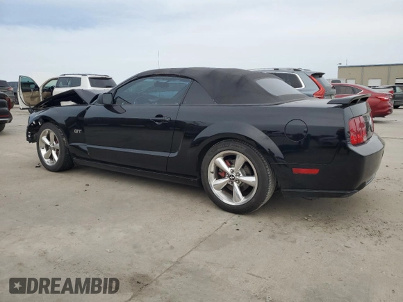 2006 Ford Mustang GT Deluxe with VIN 1ZVFT85H665222727, listed as a Copart auction lot 48214285 with 143,226 mi miles and Salvage Title. Bid and sale history available at carsss.com. Image 2.