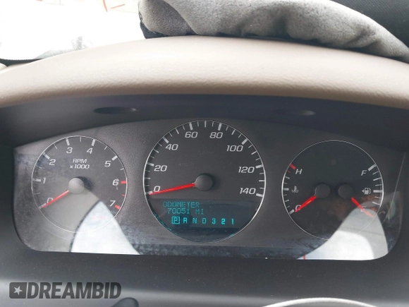 2006 Chevrolet Impala LT 3.5L with VIN 2G1WT58K969165654, listed as a IAAI auction lot 41696638 with 70,051 mi miles and . Bid and sale history available at DreamBid. Image 7.