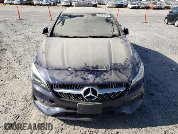 2018 Mercedes-Benz CLA 250 with VIN WDDSJ4EB9JN513510, listed as a Copart auction lot 61871585 with 124,877 mi miles and Clean title. Bid and sale history available at DreamBid. Image 5.