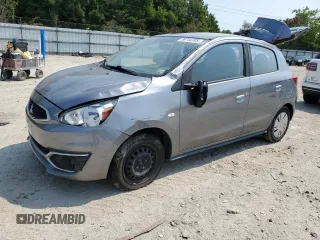 2019 Mitsubishi Mirage ES z VIN ML32A3HJ3KH005396, wystawiony jako Copart lot #59744395 z przebiegiem 88 848 mil mil oraz Szkoda całkowita • Salvage title. Historia ofert i sprzedaży dostępna na DreamBid. Obrazek 1.