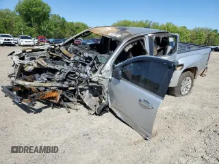 2019 GMC Canyon 4WD SLT with VIN 1GTG6DENXK1263599, listed as a Copart auction lot 52618595 with Not provided miles and Salvage title. Bid and sale history available at DreamBid. Image 1.