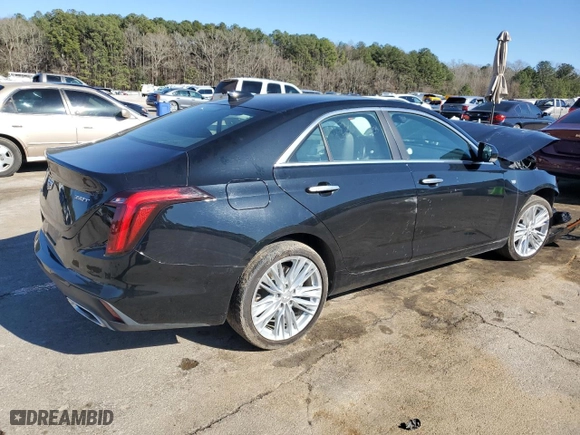 2023 Cadillac CT4 Premium Luxury with VIN 1G6DF5RK6P0132601, listed as a Copart auction lot 46547225 with NaN miles and Clean Title. Bid and sale history available at carsss.com. Image 3.