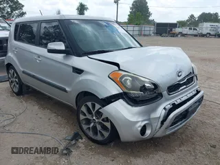 2013 Kia Soul + with VIN KNDJT2A62D7548959, listed as a IAAI auction lot 42071230 with 149,410 mi miles and . Bid and sale history available at DreamBid. Image 1.