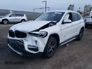 2018 BMW X1 sDrive28i with VIN WBXHU7C35J5H43995, listed as a Copart auction lot 71650602 with 80,437 mi miles. Bid and sale history available at carsss.com. Image 1.