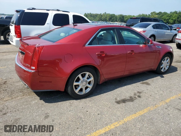 2008 Cadillac CTS RWD w/1SB with VIN 1G6DV57V080179186, listed as a Copart auction lot 61551864 with 183,121 mi miles and Clean Title. Bid and sale history available at carsss.com. Image 3.