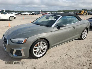 2023 Audi A5 Cabriolet S line Prestige z VIN WAU5AGF57PN003616, wystawiony jako Copart lot #79038894 z przebiegiem 1 837 mil mil oraz Nie do naprawy • Non repairable. Historia ofert i sprzedaży dostępna na DreamBid. Obrazek 1.