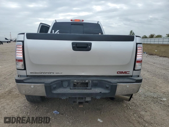 2012 GMC Sierra 2500HD SLT with VIN 1GT121E89CF112381, listed as a Copart auction lot 83098594 with 240,168 mi miles and Salvage title. Bid and sale history available at DreamBid. Image 6.