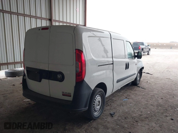 2018 Ram ProMaster City Cargo Van Tradesman with VIN ZFBERFABXJ6K49311, listed as a IAAI auction lot 41603515 with 188,787 mi miles. Bid and sale history available at carsss.com. Image 4.