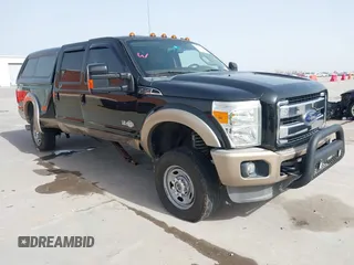 2014 Ford Super Duty F-250 SRW XL with VIN 1FT7W2BT5EEA32064, listed as a IAAI auction lot 41806126 with 156,511 mi miles. Bid and sale history available at carsss.com. Image 1.