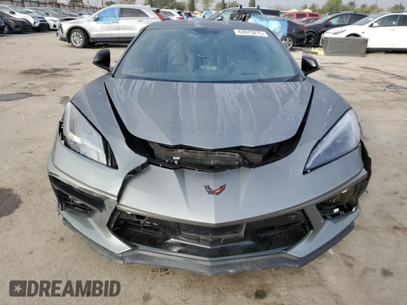 2022 Chevrolet Corvette 2LT with VIN 1G1YB2D49N5109954, listed as a Copart auction lot 43973275 with 44,566 mi miles and Salvage Title. Bid and sale history available at carsss.com. Image 5.