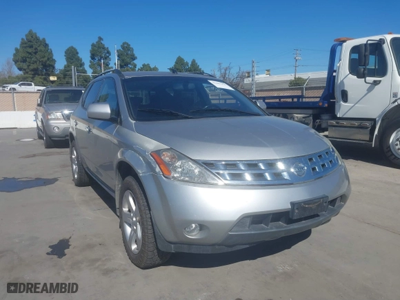 2003 Nissan Murano SL with VIN JN8AZ08W63W221871, listed as a IAAI auction lot 41682355 with 180,757 mi miles. Bid and sale history available at carsss.com. Image 1.