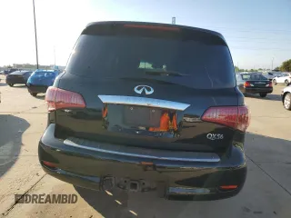 2011 Infiniti QX56 8-passenger with VIN JN8AZ2NC8B9303121, listed as a Copart auction lot 79643554 with 187,950 mi miles and Salvage Title. Bid and sale history available at carsss.com. Image 6.