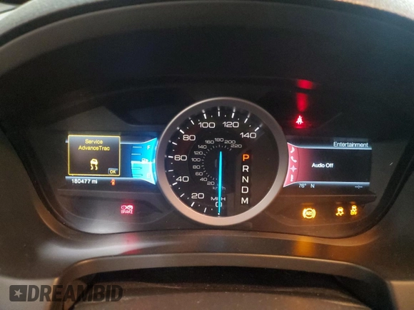 2011 Ford Explorer Limited with VIN 1FMHK8F85BGA72990, listed as a Copart auction lot 57165775 with 180,477 mi miles and Salvage title. Bid and sale history available at DreamBid. Image 9.